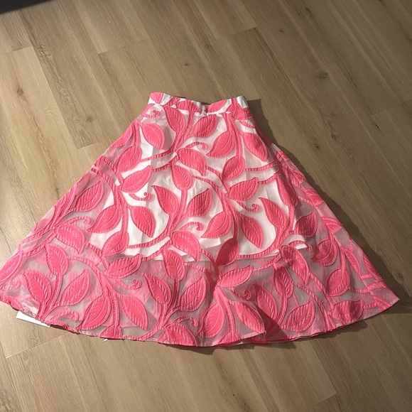 vesper247 Dresses & Skirts - Hot pink floral skirt